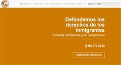 Desktop Screenshot of abogadosinmigracionsandiego.com